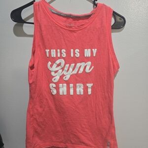 Women's Pink Gym Tank Top